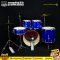 DK Drum Kingdom กลองชุด 5 ใบ รุ่น  Alpha Series (Blue) พร้อม ขาฉาบ ฉาบ เซ็ต Vansir รุ่น PRC 4 ใบ 
