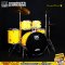 DK Drum Kingdom กลองชุด 5 ใบ รุ่น  Alpha Series (Yellow) พร้อม ขาฉาบ ฉาบ เซ็ต Vansir รุ่น PRC 4 ใบ