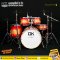 กลองชุด DK DrumKingdom รุ่น Performer Series ไม้ Birch 7 ชั้น (Black/Yellow) พร้อม เซ็ตฉาบ Vansir รุ่น PRC 5 ใบ Hi-Hat 14" , 16" , 18" , 20"