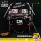 DK Drum Kingdom กลองชุด พร้อม Rack พับเก็บ และ เคลื่อนย้ายออกงานได้ (ฺRed) พร้อม ฉาบ Vansir รุ่น PRC 4  ใบ Hi-Hat ,Crash 16", Ride 20"