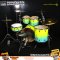 กลองชุด DK Drum Kingdom รุ่น Rainbow Pudding (Green Blue Fade) ไม้ Birch พร้อม Hardware ครบชุด และฉาบ Vansir เซ็ต 4 ใบ 14" HiHat 16" Crash 20"Ride