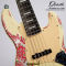 Dhatarattha - Performance DEB 5 Strings | Vintage White Over Pink Paisley (Gold Logo)