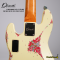Dhatarattha - Performance DEB 5 Strings | Vintage White Over Pink Paisley (Gold Logo)