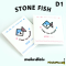 สายกีตาร์เคลือบกันสนิม Stone Fish รุ่น D1 (11-52)
