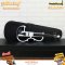 Golden Leaf: Electric Violin 4/4 (White Color) + Violin bow + Headphone + Cable Jack + Rosin and Battery