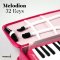 Golden Leaf: Melodion 32 Keys + Hard case (Pink)