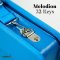 Golden Leaf: Melodion 32 Keys + Hard Case (Blue)