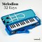 Golden Leaf: Melodion 32 Keys + Hard Case (Blue)