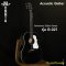 Morris กีตาร์โปร่ง Acoustic Guitar รุ่น G-021 SBK