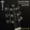 Morris กีตาร์โปร่ง Acoustic Guitar รุ่น G-021 SBK