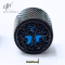 UW Guitar Knobs ลูกบิด / ปุ่มวอลลุ่ม ปุ่มโทน รุ่น Chrome X Blue