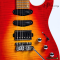 UW Guitarworks - 3 Kings in Cherry Red