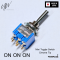 UW - On On On Mini Toggle Switch Chrome Tip (Made In Japan)