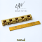 UW นัททองเหลือง Brass Nut for Bass รุ่น 05