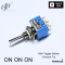UW - On On On Mini Toggle Switch Chrome Tip (Made In Japan)