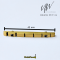 UW นัททองเหลือง Brass Nut for Electric Guitar รุ่น 04