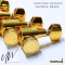 UW Locking Tuning Machine Head ลูกบิดล็อคสายสำหรับกีตาร์ไฟฟ้า 6L (Gold)