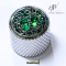 UW Guitar Knobs ลูกบิด / ปุ่มวอลลุ่ม ปุ่มโทน รุ่น Chrome X Green