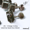 UW - Gun Black Vintage Tuning Machine ลูกบิดวินเทจสำหรับกีตาร์ไฟฟ้า 6L