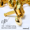 UW - Gold Vintage Tuning Machine ลูกบิดวินเทจสำหรับกีตาร์ไฟฟ้า 6L