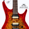 UW Guitarworks | Fade - Fire Red X Gotoh Pickup with UW Lightweight Hardcase