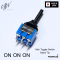 UW - On On On Mini Toggle Switch Black Tip (Made In Japan)