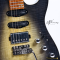 UW Guitarworks - 3 Kings in Black Burst