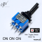 UW - On On On Mini Toggle Switch Black Tip (Made In Japan)