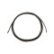 UW -  สายไฟแบบผ้าถักสำหรับกีตาร์ไฟฟ้าสีดำ AWG22 (Made In USA) Cloth Covered Single Wire Black