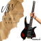 UW GuitarWorks - UHL Custom Black Over Sunburst Headless