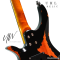 UW GuitarWorks - UHL Custom Black Over Sunburst Headless