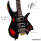 UW GuitarWorks - UHL Custom Black Over Sunburst Headless