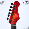 UW Guitarworks | Fade - Fire Red with UW Lightweight Hardcase