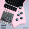 Umeda - Custom Black - Pink Active Headless Bass 5 Strings (3.6 Kgs)