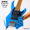 Umeda - Galaxy Blue Custom Active Headless Bass 5 Strings (3.6 Kgs)
