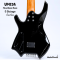 Umeda - Active Headless Bass 5 Strings Black and White Custom (3.6 Kgs)