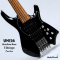 Umeda - Active Headless Bass 5 Strings Black and White Custom (3.6 Kgs)