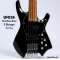 Umeda - Active Headless Bass 5 Strings Black and White Custom (3.6 Kgs)