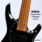 Umeda - Active Headless Bass 5 Strings Black and White Custom (3.6 Kgs)