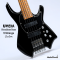 Umeda - Active Headless Bass 5 Strings Black and White Custom (3.6 Kgs)