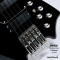 Umeda - Active Headless Bass 5 Strings Black and White Custom (3.6 Kgs)
