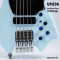 Umeda - Custom BlueBlack Active Headless Bass 5 Strings (3.6 Kgs)