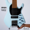 Umeda - Custom BlueBlack Active Headless Bass 5 Strings (3.6 Kgs)