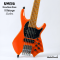 Umeda - Custom Black Oange Active Headless Bass 5 Strings (3.6 Kgs)