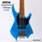 Umeda - Galaxy Blue Custom Active Headless Bass 5 Strings (3.6 Kgs)