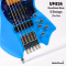 Umeda - Galaxy Blue Custom Active Headless Bass 5 Strings (3.6 Kgs)