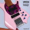 Umeda - Custom Dark-Pink Active Headless Bass 5 Strings (3.6 Kgs)