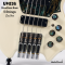 Umeda - Vintage White Custom Active Headless Bass 5 Strings (3.6 Kgs)