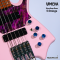 Umeda - Custom Dark-Pink Active Headless Bass 5 Strings (3.6 Kgs)
