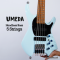 Umeda - Custom BlueBlack Active Headless Bass 5 Strings (3.6 Kgs)